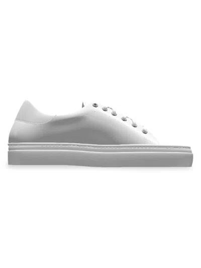 Nettleton Men's Calf Leather Trainers In Navy
