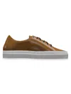 Nettleton Men's Calf Leather Trainers In Tan