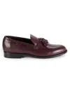 Nettleton Men's Rick Leather Tassel Loafers In Burgundy