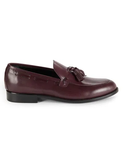 Nettleton Men's Greensboro Leather Tassel Loafers In Burgundy
