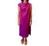 Neu Nomads Gisele Midi Dress In Fuschia In Multi
