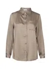 Neu Nomads Women's Twiggy Boyfriend Shirt In Khaki In Brown