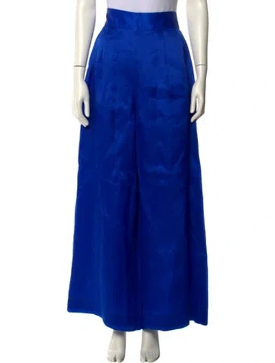 Pre-owned Neubyrne Wide Leg Pants In Blue