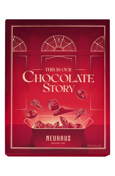 Neuhaus 2025 Chocolate Story Advent Calendar Book In Red
