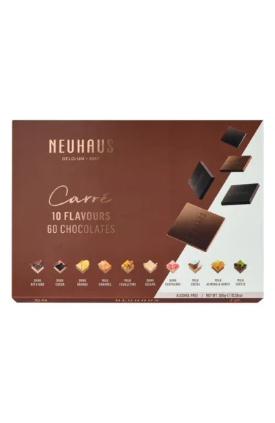 Neuhaus Carré 60-piece Belgium Dark & Milk Chocolate Gift Set In Brown