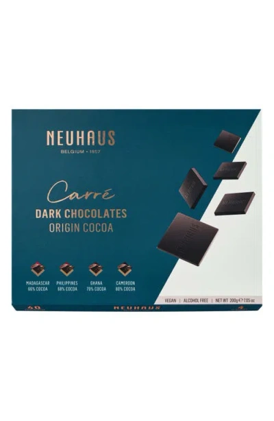 Neuhaus Carré Origin 40-piece Dark Chocolate Collection In Blue