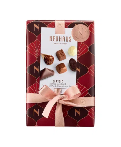 Neuhaus Holiday Ballotin 1/2 Lb Assorted Chocolates, 18 Pieces In Red