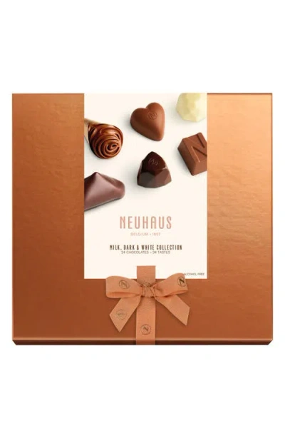 Neuhaus Milk, Dark & White Collection 24-piece Gift Box In Brown