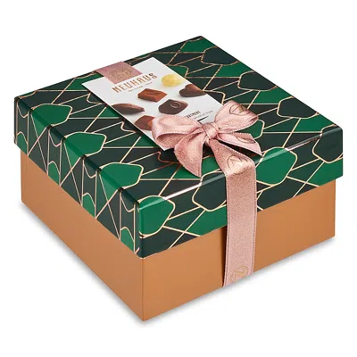 Neuhaus Small Square Gift Box, 8 Piece In Green