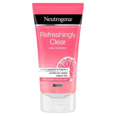 Neutrogena® Neutrogena Refreshingly Clear Pink Daily Exfoliator 150 ml In White