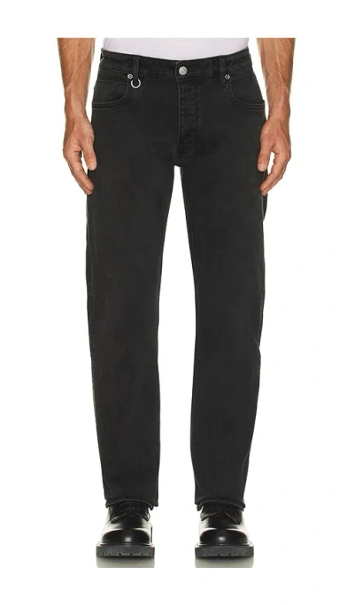 Neuw Lou Straight Casbah Jean In Organic Vintage Black