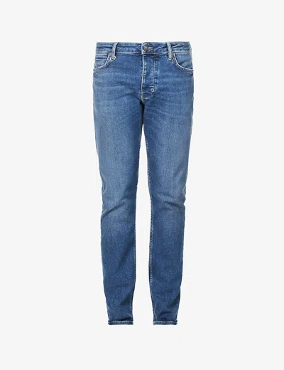 Neuw Lou Slim-fit Straight Cotton-blend Jeans In Black