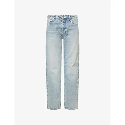 Neuw Mens Light Vintage Indigo Ray Straight-leg Arizona Denim Jeans