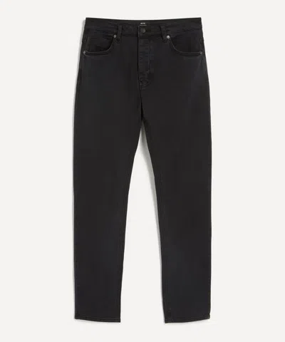 Neuw Mens Lou Slim Twill Black Jeans