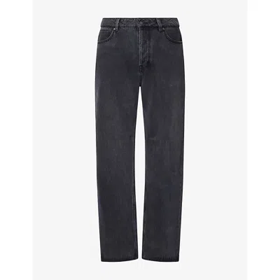 Neuw Mens  Liam Relaxed Cotton Denim Jeans In Black
