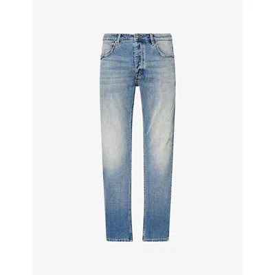 Neuw Mens Light Vintage Indigo Lou Slim-fit Denim Jeans In Blue