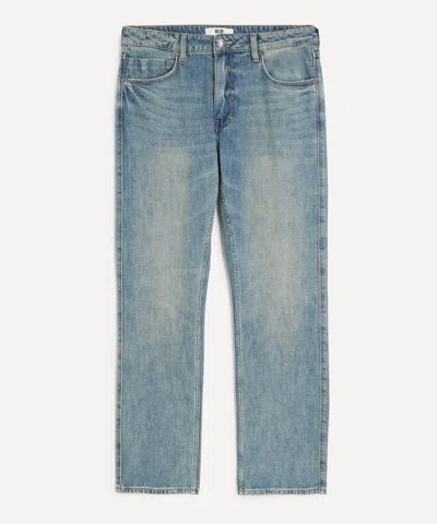 Neuw Mens Rebel Straight Jeans In Apollo In Blue