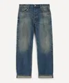 Neuw Mens River Baggy Straight-leg Jeans In Delphi Selvedge In Blue