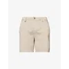 Neuw Mens Sand Hunter Regular-fit Brushed Cotton Shorts