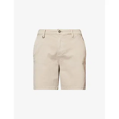 Neuw Mens Sand Hunter Regular-fit Brushed Cotton Shorts