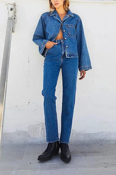 Neuw Nico Straight Jean In French Blue At Urban Outfitters