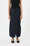 Neuw Recut Denim Maxi Skirt In Resonate, Women's At Urban Outfitters