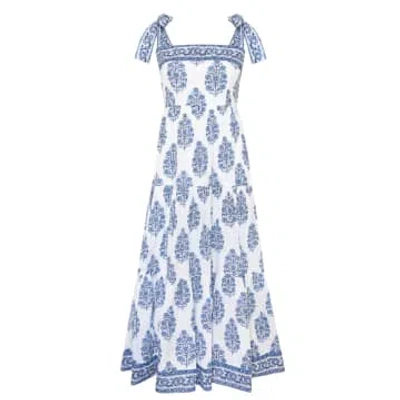 Neve & Noor Lolly Dress In Indi Lapis In Blue