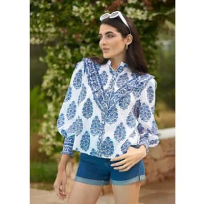 Neve & Noor Tally Shirt In Blue