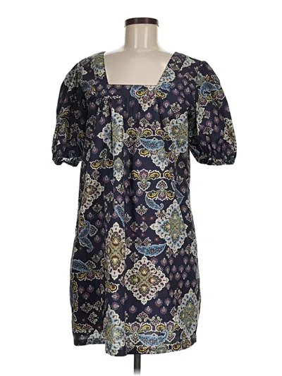 Pre-owned Never A Wallflower Casual Dress In Blue