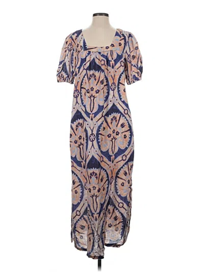 Pre-owned Never A Wallflower Casual Dress In Blue