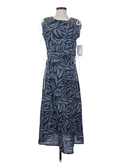 Pre-owned Never A Wallflower Casual Dress In Blue