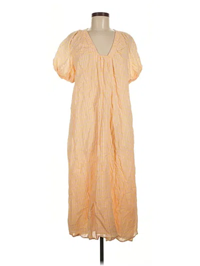 Pre-owned Never A Wallflower Casual Dress In Orange