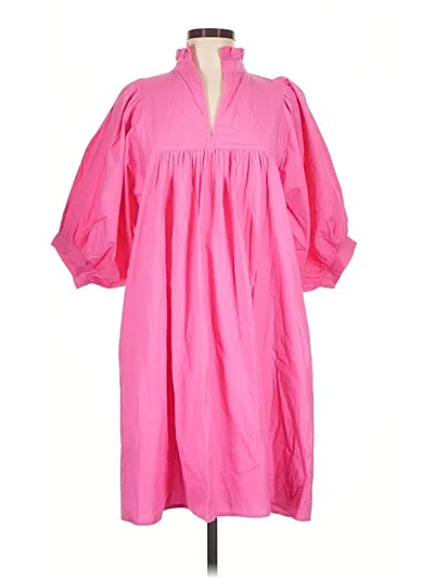 Pre-owned Never A Wallflower Casual Dress In Pink