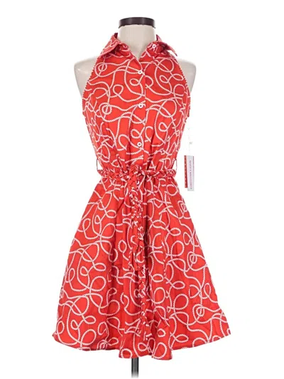 Never A Wallflower Casual Dress In Red