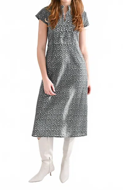 Never A Wallflower Column Midi Dress In Dark Green