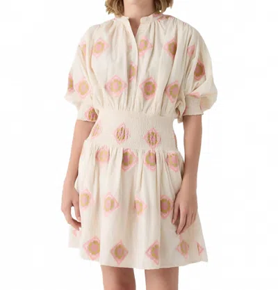 Never A Wallflower Cynthia Mini Dress In Orchid Medallion In Multi