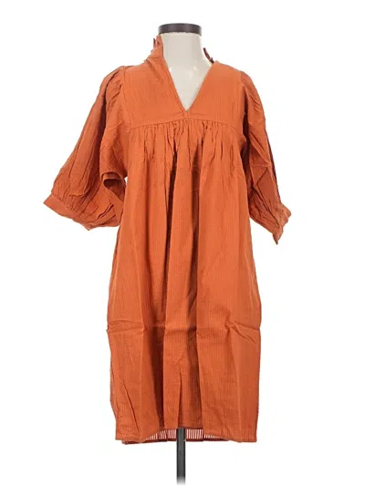 Pre-owned Never A Wallflower Kimono In Orange