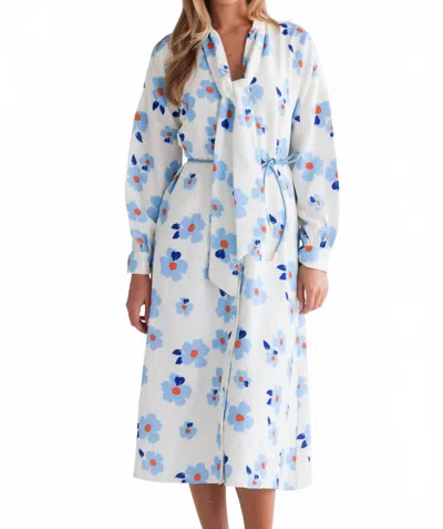 Never A Wallflower Magnolia Dress In Bubble Floral In White