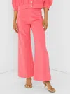 Never A Wallflower Matador Pant In Pink Corduroy In Multi