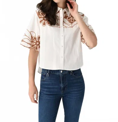 Never A Wallflower Palermo Button Down Shirt In White