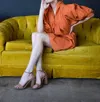 Never A Wallflower Poplin High Neck Dress In Burnt Orange In Orange