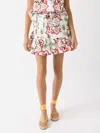 Never A Wallflower Prairie Mini Skirt In Fiesta Medallion In Multi