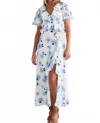 Never A Wallflower Selina Dress In Bubble Floral In Multi