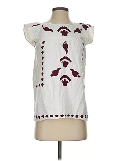 Pre-owned Never A Wallflower Sleeveless Blouse In Ivory