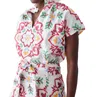 Never A Wallflower Vicki Top In Fiesta Medallion In Multi