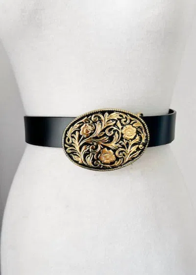 Never A Wallflower Western Belt In Black