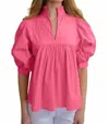 Never A Wallflower Women's High Neck Top In Hot Pink In Pink