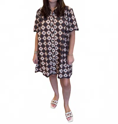 Never A Wallflower Women's Megan Dress In Black In Multi