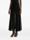 Never Fully Dressed A-line Maxi Skirt In Black