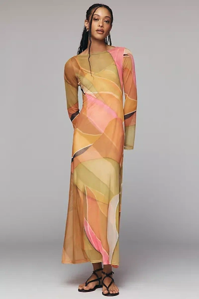 Never Fully Dressed Aria Maxi Dress In Multi